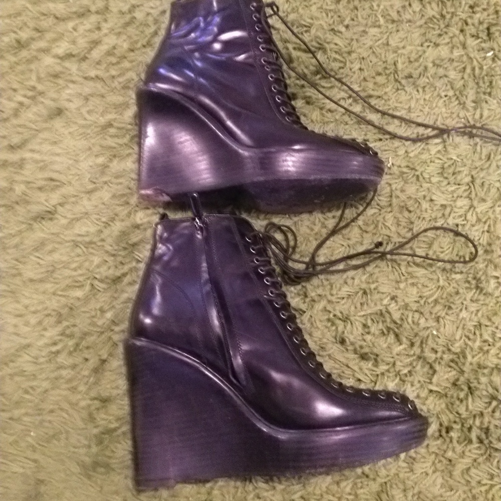 Givenchy Booties in Black Leather Size 40 US 9